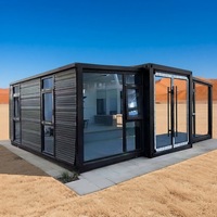 Smartbuild Maison Conteneur Préfabriquée Extensible Personnalisable 20/40 pieds, 4 Chambres, Conception Modulaire, Style Moderne, Sans Fondation