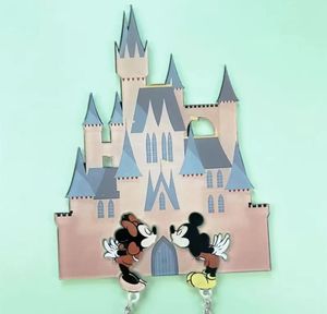 Chaveiro em acrílico personalizado para amantes de casal, porta-chaves em acrílico com desenho de desenho animado da moda - Product Image 6