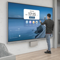 55 65 75 85 86 98 110 pouces stylo doigt 4k Lcd tactile interactif écran plat numérique interactif tableaux intelligents pour l'enseignement des écoles