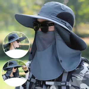 Gorras de Pesca de Verano al Aire Libre para Hombre, Protección UV, Sombreros Casuales Delgados para Deportes y Escalada, Venta al Por Mayor - Product Image 5