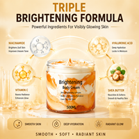 Lotion Corporelle Éclaircissante OEM Marque Privée pour Femmes, Crème Corporelle Hydratante en Profondeur, Vente en Gros, Logo Personnalisé Usine, 500ml