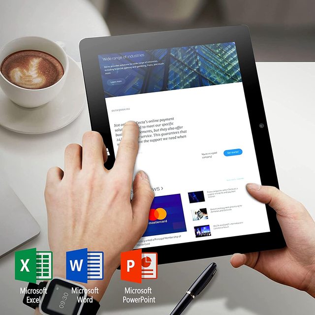 OEM 10.1-inch Tablet PC Thin Gaming Laptops Computer Netbook 10.1 Inch 6000mah 4GB+64GB Keyboard Win10 2 in 1 Android Tablets