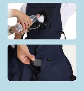 Watercirculerende koelvest van ALIKE, verstelbare borst, op batterijen werkende ijskoeling houdt 2-5 uur koel - Product Image 2