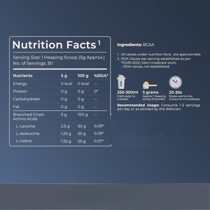 Suplemento de BCAA en Polvo para Adultos, Marca Privada ODM/OEM, con Vitaminas y Minerales Complejos para Apoyo Deportivo y Control de Energía, 150g/bolsa - Product Image 3