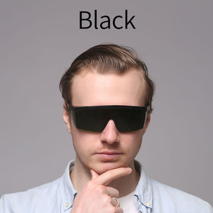 نظارات واقية من الكمبيوتر نصف إطار مع عدسات واضحة لحماية الغبار والحطام من موقع البناء - Product Image 3