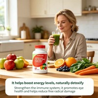 Capsules de complexe de fruits et légumes entiers superalimentaires à marque privée, complément quotidien de phytonutriments pour le bien-être général du corps