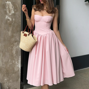 40th birthday dresses ideas Airina blush pink mini party dress by Nana Jacqueline. A playful silhouette  perfect for birthday celebrations, bachelorette parties, tea parties, and  elegant nights out main image 0