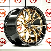 Jantes de voiture pour passagers Maxtera en fibre de carbone forgée sur mesure, style VMP-206, pour Porsche 911, BMW, McLaren, Audi G63 AMG, Urus, jantes en alliage