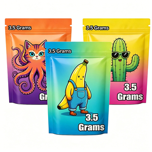 Bolsa de Mylar con Cierre Hermético, Diseño Único Personalizado al por Mayor, Reciclable, a Prueba de Olores, Impresión por Serigrafía para Envasado de Alimentos - Product Image 3