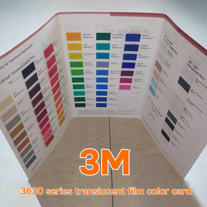 कम लागत वाली 3m3630 फिल्म रंग कार्ड ली लाइट बॉक्स फिल्म नमूना पुस्तिका - Product Image 2