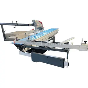 45 and 90 Degree 3200mm Altendorf Structure Woodworking Wood Plywood Sliding Table Panel Cutting Saw with Electric Lifting