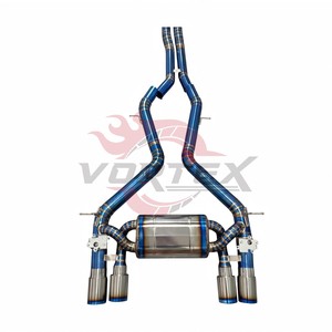 Échappement Vortex Equal Length Titanium Valvetronic compatible avec BMW M3 F80 M4 F82 S55 Performance Catback, garantie 2 ans - Product Image 5