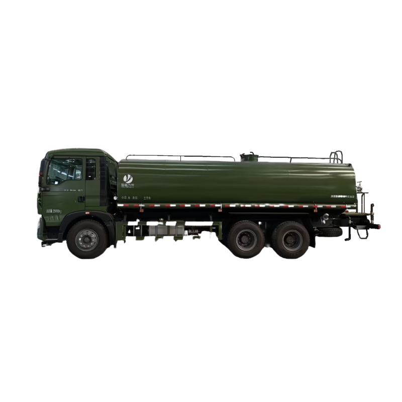 Sinotruk Howo, армейский зеленый, 20000 литров, грузовик для водного транспорта, Rpad, спринклер, поливальная тележка