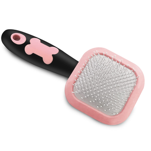 แปรงขนสัตว์เลี้ยงสีชมพูสวยงามสำหรับแมวและสุนัข - Product Image 1