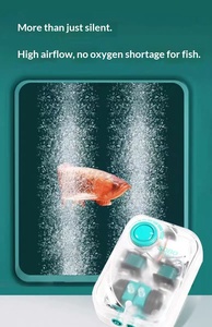 Pompe à oxygène SOBO rectangulaire en plastique ultra silencieuse et économe en énergie de 1L pour aquarium, pisciculture et aérateur domestique – Expédition mondiale - Product Image 4