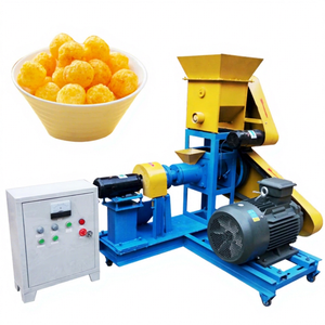 Machine à fabriquer des snacks soufflés au riz et au maïs entièrement automatique en acier au carbone, best-seller, capacité de 30 kg/heure - Product Image 1