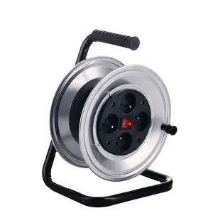French Socket metal Cable Reel QC3330A