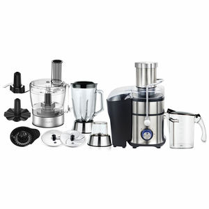 Machine à <span class=keywords><strong>jus</strong></span> centrifuge à froid multifonction 11 en 1 en acier inoxydable <span class=keywords><strong>Extracteur</strong></span> <span class=keywords><strong>de</strong></span> <span class=keywords><strong>jus</strong></span> avec broyeur alimentaire et mixeur à smoothie - Product Image 2