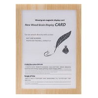 Porte-menus magnétiques effet bois et cadres photo pour restaurants/café - Formats A3/A4/A5 - Fabriqués en Chine - Utilisation comme tableau d'affichage