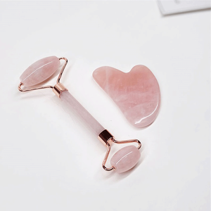 Vente en gros de pierres de massage Gua Sha en jade naturel anti-âge avec logo personnalisé, rouleau en jade - Product Image 5