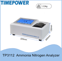 TIMEPOWER Desktop Ammonia Nitrogen Analyzer Dozens Detection Parameters Expandable Customizable Lab Supply for Efficient