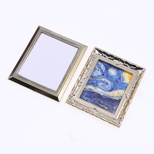 인형 집 미니 시뮬레이션 숲 풍경 데이지 유화 미니어처 홈 벽 장식 벽화 모델 액세서리 - Product Image 5