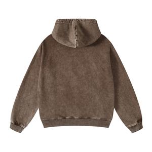 Sweatshirts à capuche surdimensionnés pour hommes, délavés à l'acide, vintage, lourds, Street <span class=keywords><strong>Skate</strong></span> Board - Product Image 5