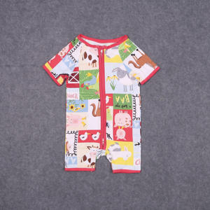 Fabricante Personalizado Impressão Zipper Sleeper Inverno New Born Bamboo Girl Baby Meninos e Meninas Romper Baby Clothes Pijama - Product Image 4