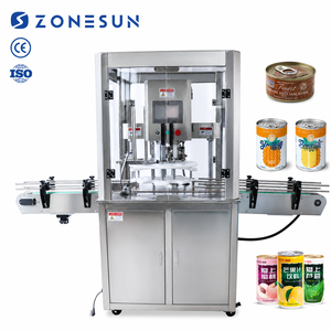 Zonesun กระป๋องอลูมิเนียมสำหรับบรรจุอาหารอัตโนมัติ, เครื่องปิดผนึกกระป๋องเครื่องดื่มเครื่องดื่ม - Product Image 1