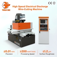Machine à électro-érosion à fil CNC professionnelle DK77, machine de découpe au fil EDM automatique DK7732