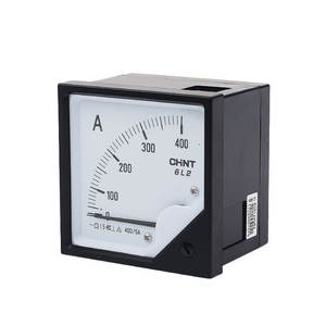 Amperímetro/Voltímetro Monofásico de Puntero Chint 6L2-A-V CA 450V 100/150/200/400/600/5A - Product Image 1