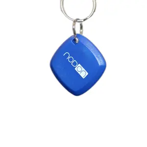 Sunlanrfid porte-clés personnalisé en plastique ABS à trois couleurs RFID pour accès de porte