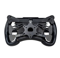 Volant de course FORMULA 290GP 290 mm/11,4 po compatible PC avec panneau en fibre de carbone, écran LCD 4,3 po et retour de force