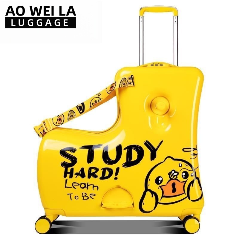 Boîte d'équitation cheval de Troie pliable abeille canard jaune