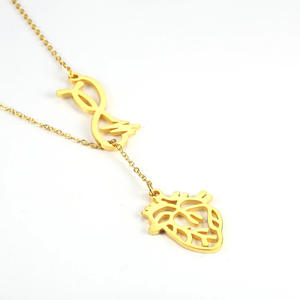 TikTok'ta Çok Satan Kadınlar İçin Geometrik Y Şeklinde Püsküllü Kolye Altın Çelik Örümcek Arı Kolye Modası Uzun Kolye Süveter Zinciri - Product Image 6