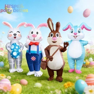 ชุดมาสคอตกระต่ายอีสเตอร์เป่าลม HESPER รุ่นใหม่ สำหรับการแสดงบนเวที ไข่อีสเตอร์ กระต่ายน้อย - Product Image 1