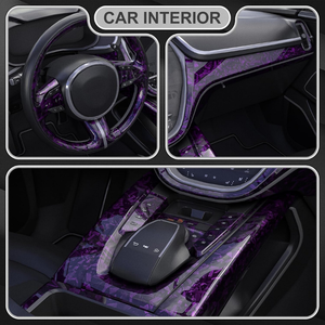 Vinilo Autoadhesivo de Fibra de Carbono Forjado, Autoregenerable, Antiarañazos, que Cambia de Color, Ecológico, para Cubrir Todo el Vehículo - Product Image 3