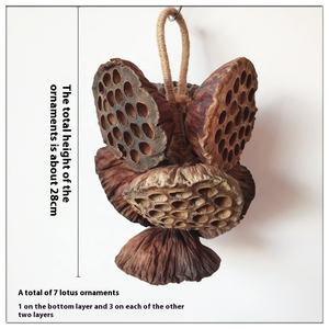 ชุดตกแต่งคริสต์มาสทรงกรวยและ<span class=keywords><strong>ดอก</strong></span>บัวบ้านย้อนยุควัสดุ DIY พืชป่า<span class=keywords><strong>แห้ง</strong></span>สำหรับสถานรับเลี้ยงเด็กทารก - Product Image 6