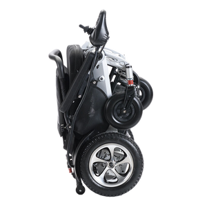 <span class=keywords><strong>Fauteuil</strong></span> <span class=keywords><strong>roulant</strong></span> <span class=keywords><strong>électrique</strong></span> sans fil en alliage d'aluminium, télécommandé, avec batterie amovible, <span class=keywords><strong>4x4</strong></span>, avec siège souple, vente en gros - Product Image 5