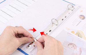 <span class=keywords><strong>A4</strong></span> bản đồ mengentasi bahan PP 503 lembar kertas TES tiga lubang menjepit perlengkapan kantor losun OU Nan Thương hiệu chất lượng tốt tùy chỉnh - Product Image 3