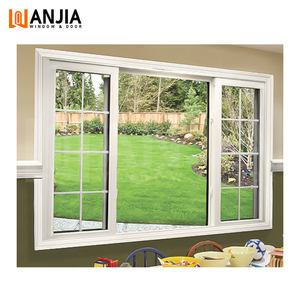 <span class=keywords><strong>Ventanas</strong></span> Corredizas de <span class=keywords><strong>PVC</strong></span> <span class=keywords><strong>con</strong></span> Diseño de <span class=keywords><strong>Mosquitera</strong></span> de Plástico y Marco de Color Madera - Product Image 3