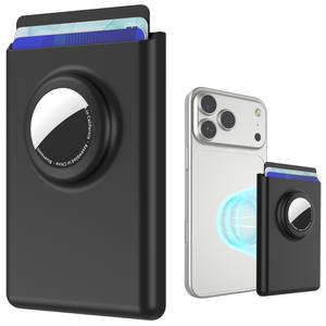 Portefeuille magnétique robuste pour téléphone, porte-cartes pour <span class=keywords><strong>iPhone</strong></span> 17/16/15/14/13/<span class=keywords><strong>12</strong></span> avec support intégré pour <span class=keywords><strong>AirTag</strong></span> - Product Image 1