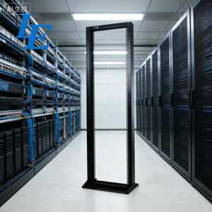 ชั้นวางแบบเปิดขนาด 19 นิ้ว 600 มม. 32U วัสดุ SPCC แบบตั้งพื้น พร้อมเสา 2 เสา สำหรับศูนย์ข้อมูล ปรับแต่งได้ มีสินค้าในสต็อก รับน้ำหนักได้ 200 กก. - Product Image 5