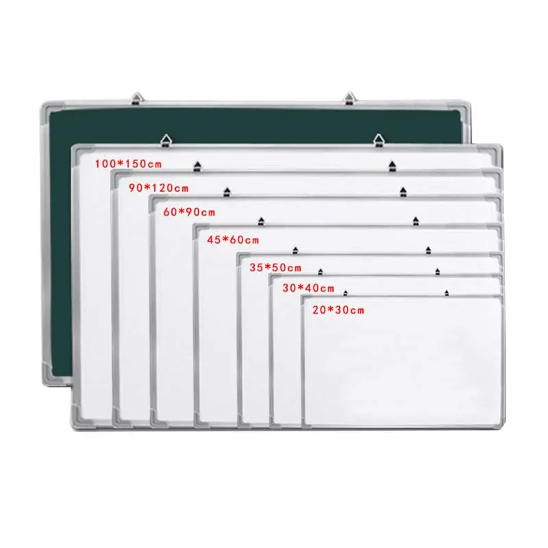 Goedkope Interactieve Klaslokaal Double Side Green White Board Magneet Board Schrijven Whiteboard In Aluminium Frame