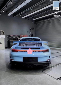 Para Porsche 911 992, Piezas de Auto Nuevas, Kit de Carrocería de Fibra de Carbono Estilo GT3 con Parachoques Delanteros y Traseros y Alerón - Product Image 4