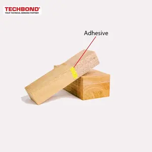 Techbond FJ 390-acetato di polivinile adesivo per finger joint laminazione adatto per molti tipi di specie di legno