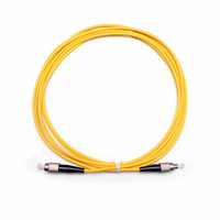 Câble de branchement FTTH à fibre optique monomode 2-24 cœurs avec connecteurs SC/LC/FC/ST, compatible POE/IP, gaine LSXH