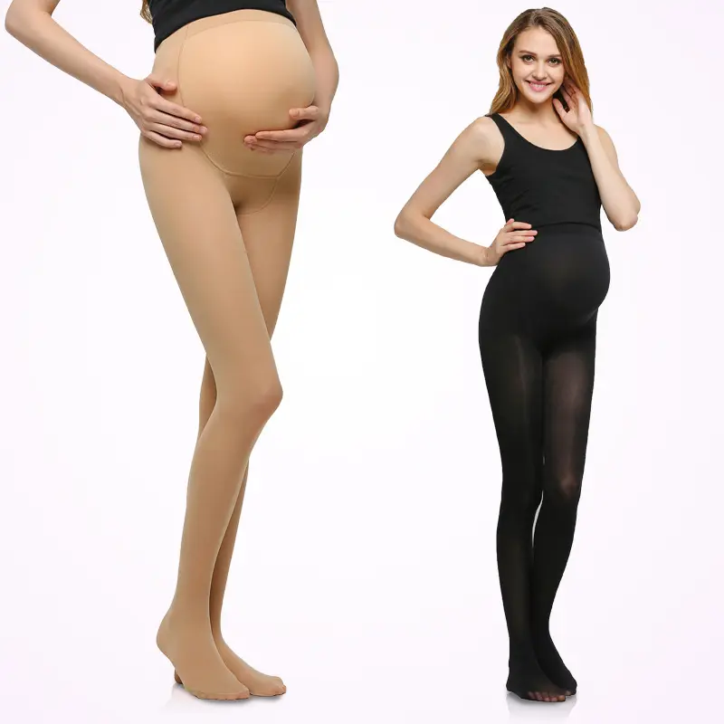 Mallas de maternidad para embarazadas, pantalones elásticos, de gran tamaño, cintura inferior