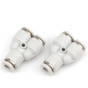 Raccord rapide pour tuyau pneumatique en PU de 8 mm, type T en plastique, PE-4/6/8/10/12/14/16, raccord de cylindre d'air et produit de tuyauterie - Product Image 5