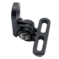 Adaptateur de support avant de vélo en aluminium pour caméra sportive, lampe, support de caméra numérique, support de guidon de vélo, phare